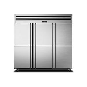 SM-1870 6-Door Stainless Steel Commercial Upright Refrigerator