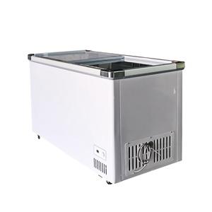 SWD-1407 428L Flat Glass Door Island  Freezer
