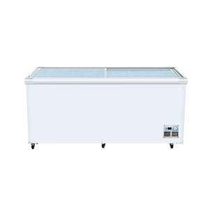 PHIYOND SWD-2510S 1200L Flat Glass Door Island  Freezer