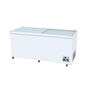 PHIYOND SWD-2008 728L Flat Glass Door Island  Freezer